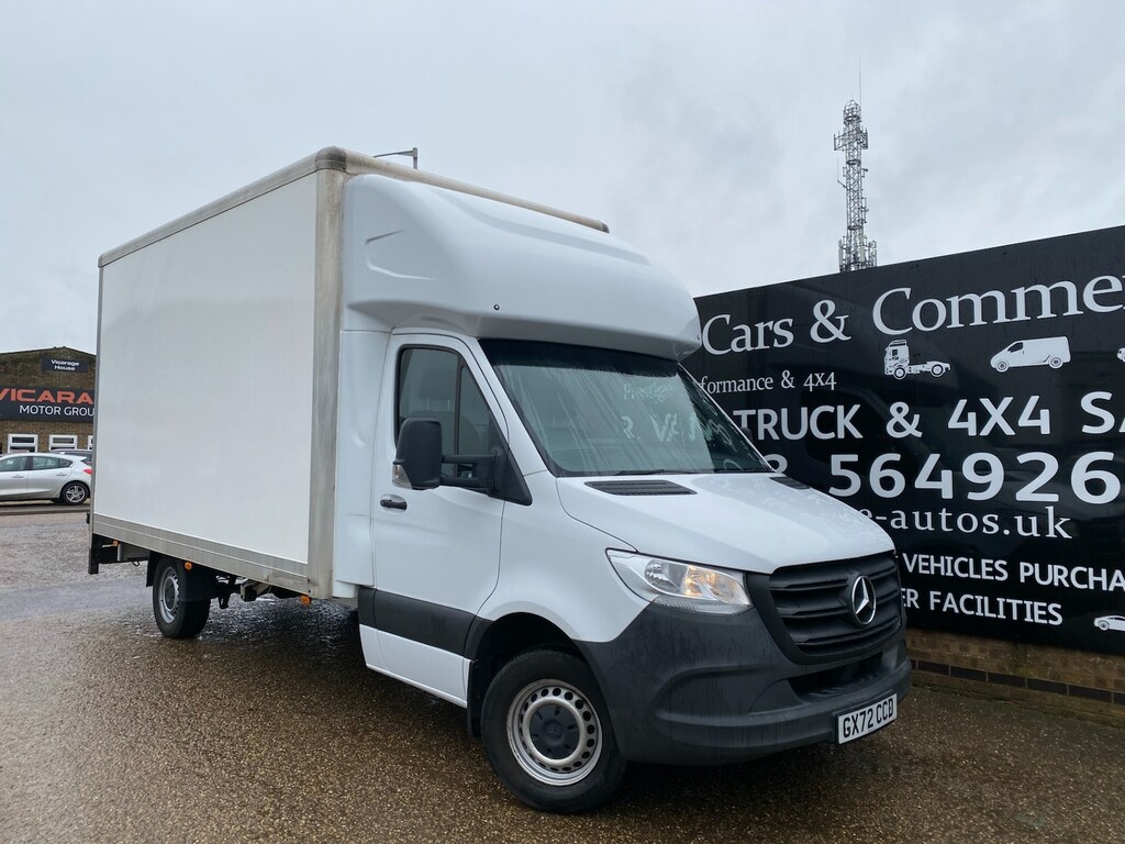 Mercedes-Benz Sprinter 315 Cdi 2.0 150 Progressive Luton Box Van Tail Lif White