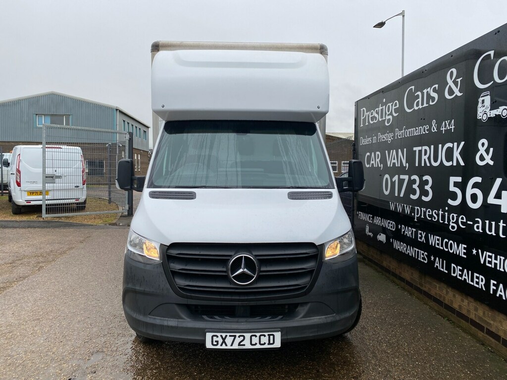 Mercedes-Benz Sprinter 315 Cdi 2.0 150 Progressive Luton Box Van Tail Lif GX72CCD White #2