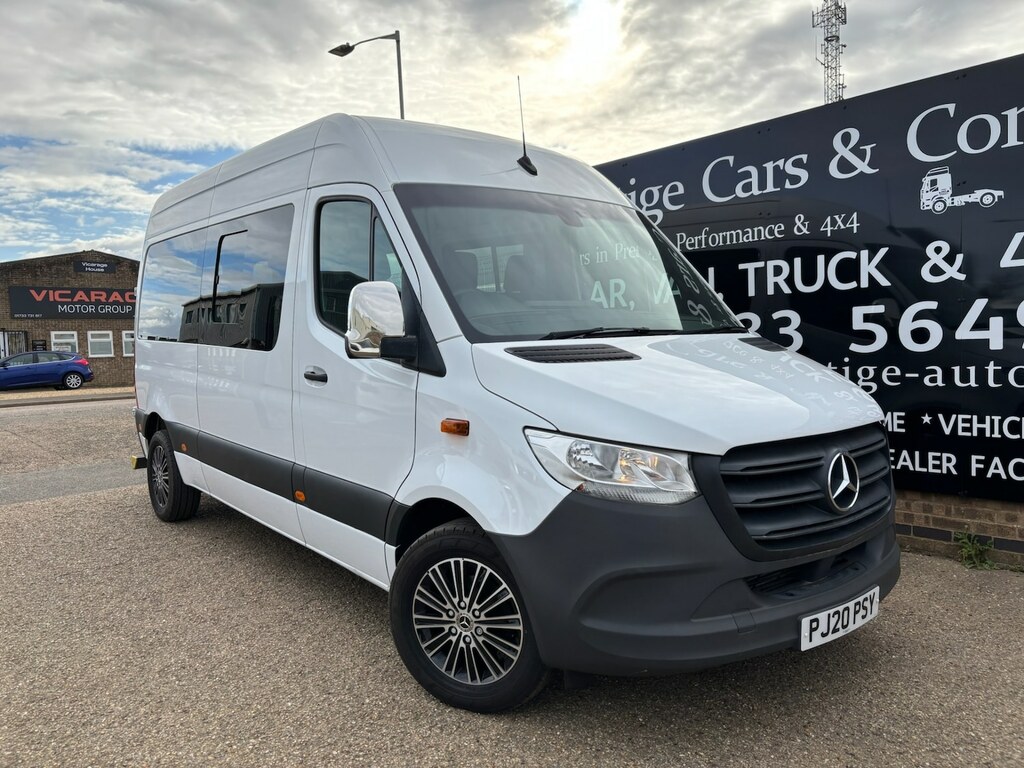 Mercedes-Benz Sprinter 314 Cdi 2.1 143 9G L2h2 Mww Hi Roof Wind White