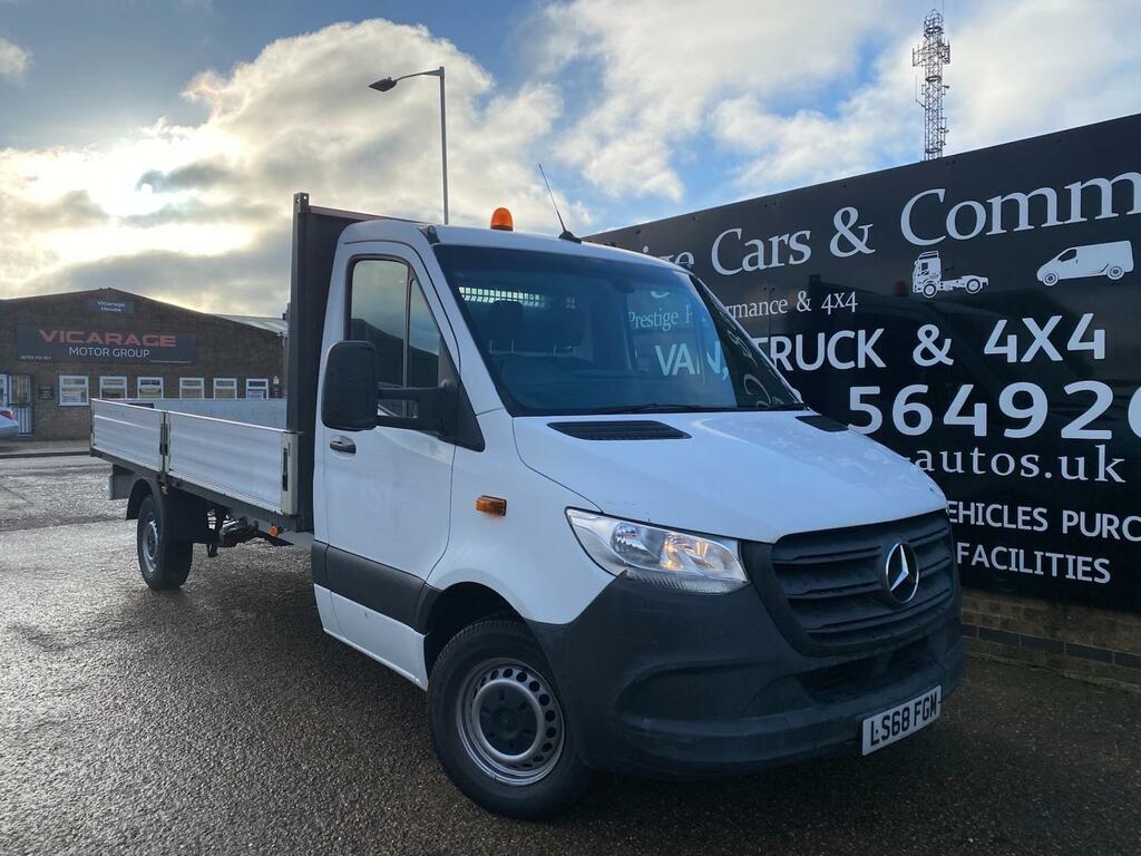 Mercedes-Benz Sprinter 314 Cdi 2.1 143 7G Lwb L3dropside Pick White
