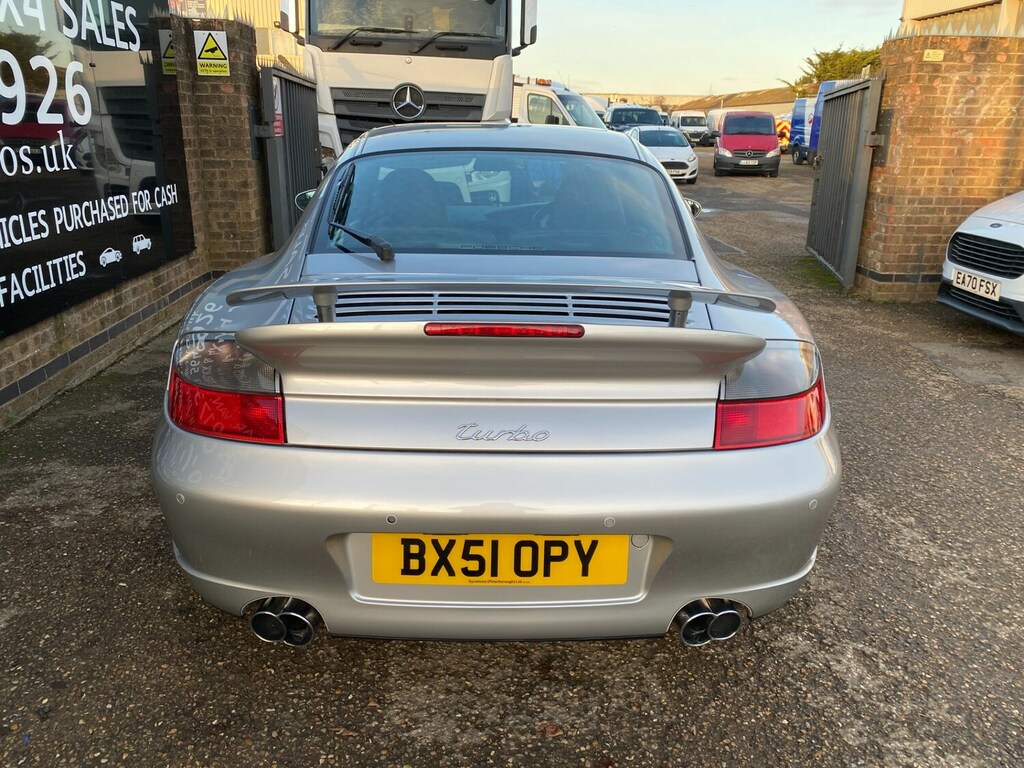 Porsche 911 996 Turbo Tiptronic S 32K Fpsh 17 Services Mega Hi Silver #5