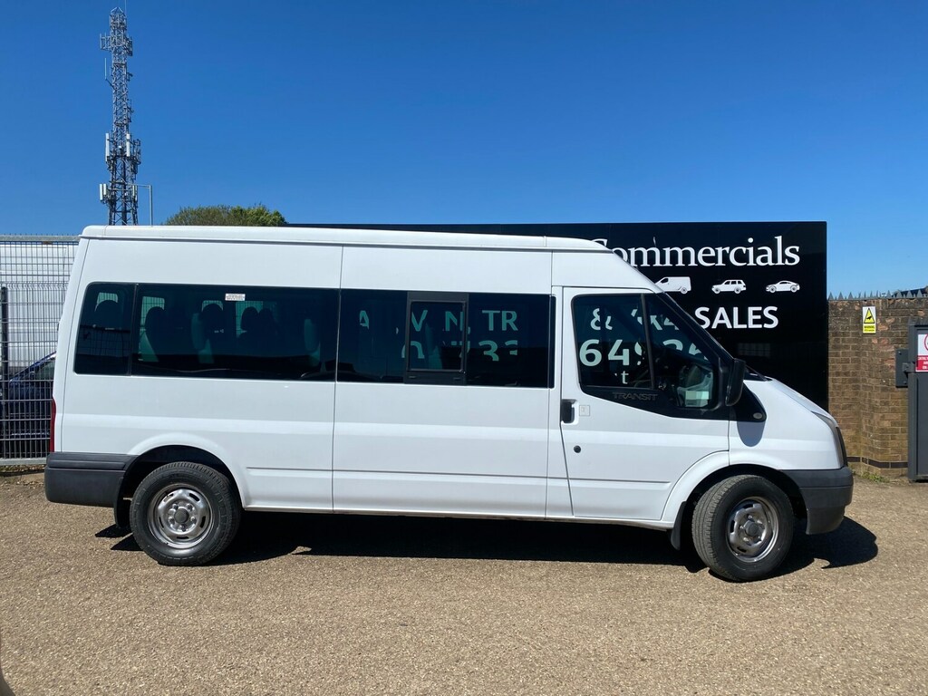 Ford Transit Custom T350 2.2 Tdci 136 Bhp Lwb Medium Roof 14 Seater Mi White #3