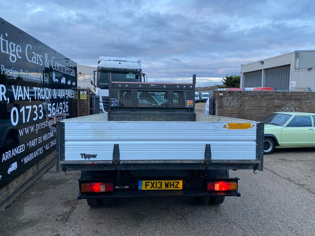 Ford Transit Custom T350 2.2 Tdci 100 Mwb Tipper Dropside Chain Driven FX13WHZ White #3