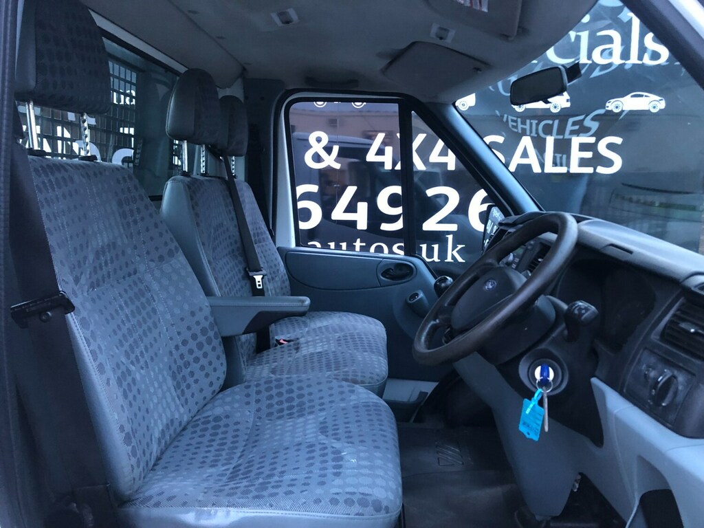 Ford Transit Custom T350 2.2 Tdci 100 Mwb Tipper Dropside Chain Driven FX13WHZ White #6