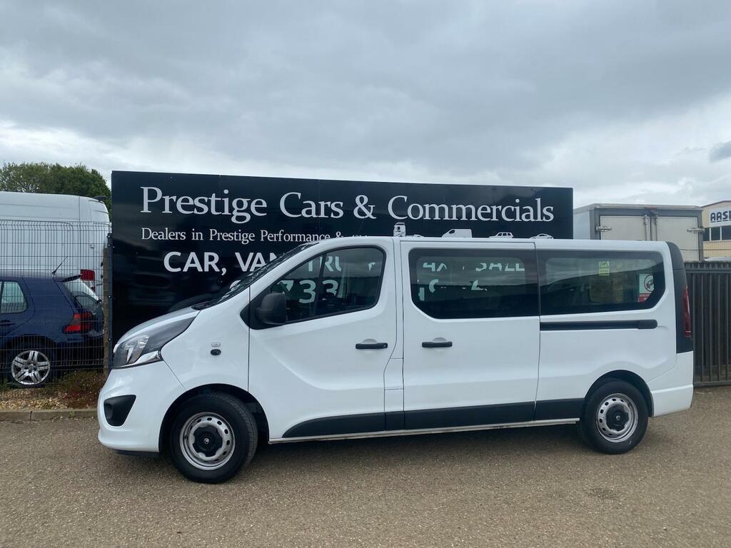 Vauxhall Vivaro 2900 1.6Cdti Biturbo 125Ps Combi 9 Seater Mpv Mini DF67AYB White #5