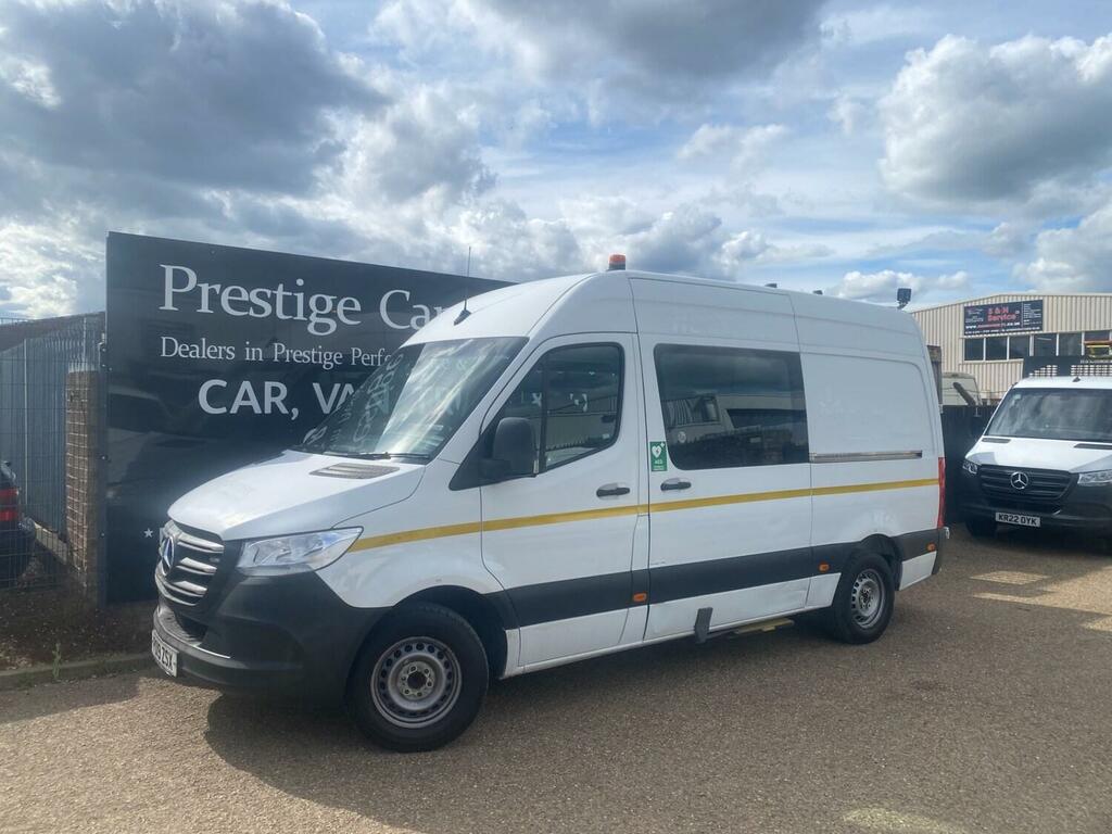 Mercedes-Benz Sprinter 314 Cdi 2.1 Mwb Welfare Crew Van 7 Seater Ac Sink White #3