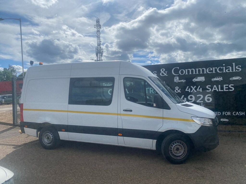 Mercedes-Benz Sprinter 314 Cdi 2.1 Mwb Welfare Crew Van 7 Seater Ac Sink White #2