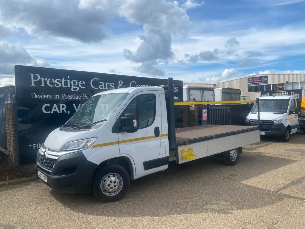 Citroen Relay 35 2.2 Bluehdi 140Ps Xlwb L4dropside Pick Up 99K White #6