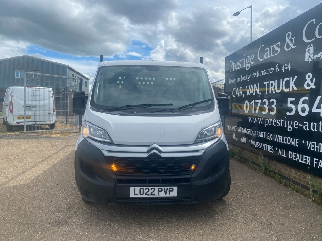 Citroen Relay 35 2.2 Bluehdi 140Ps Xlwb L4dropside Pick Up 99K White #2
