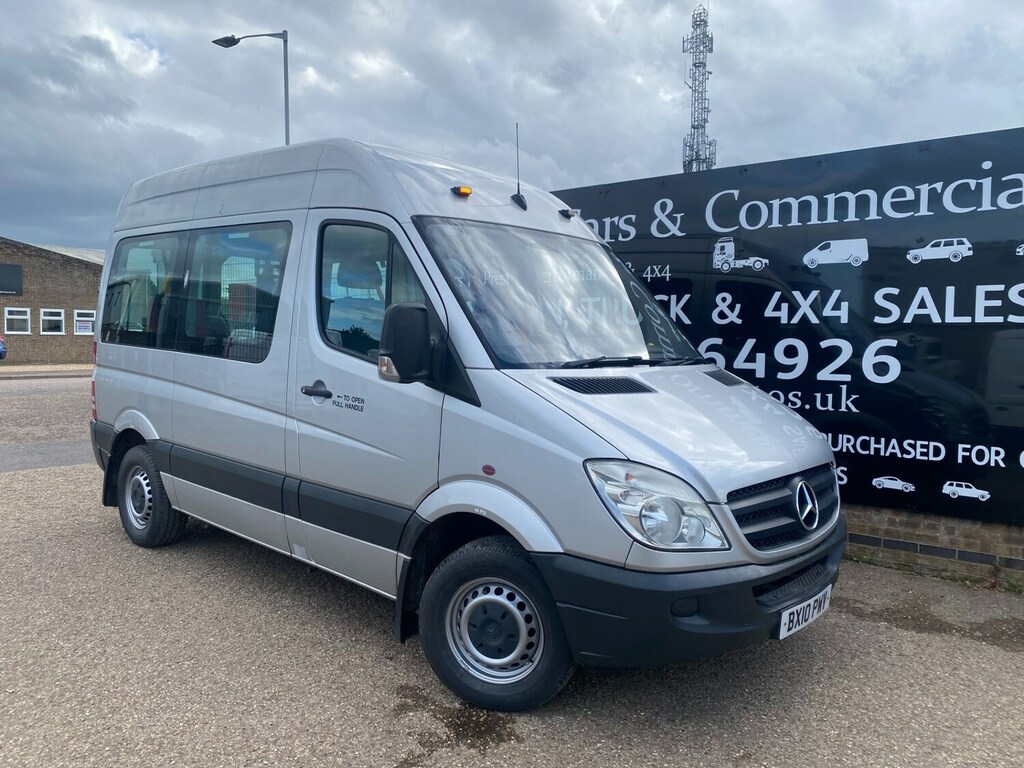 Mercedes-Benz Sprinter 313 Cdi 2.1 Swb Hi Roof Minibus Wheelcha Silver