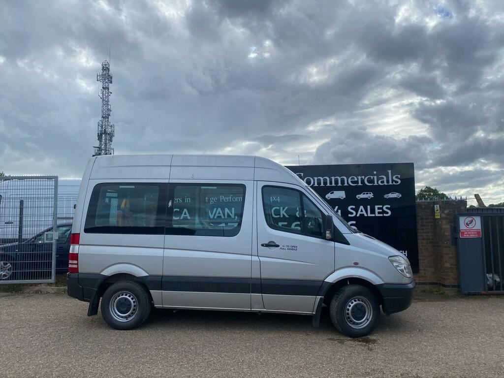 Mercedes-Benz Sprinter 313 Cdi 2.1 Swb Hi Roof Minibus Wheelcha Silver #3