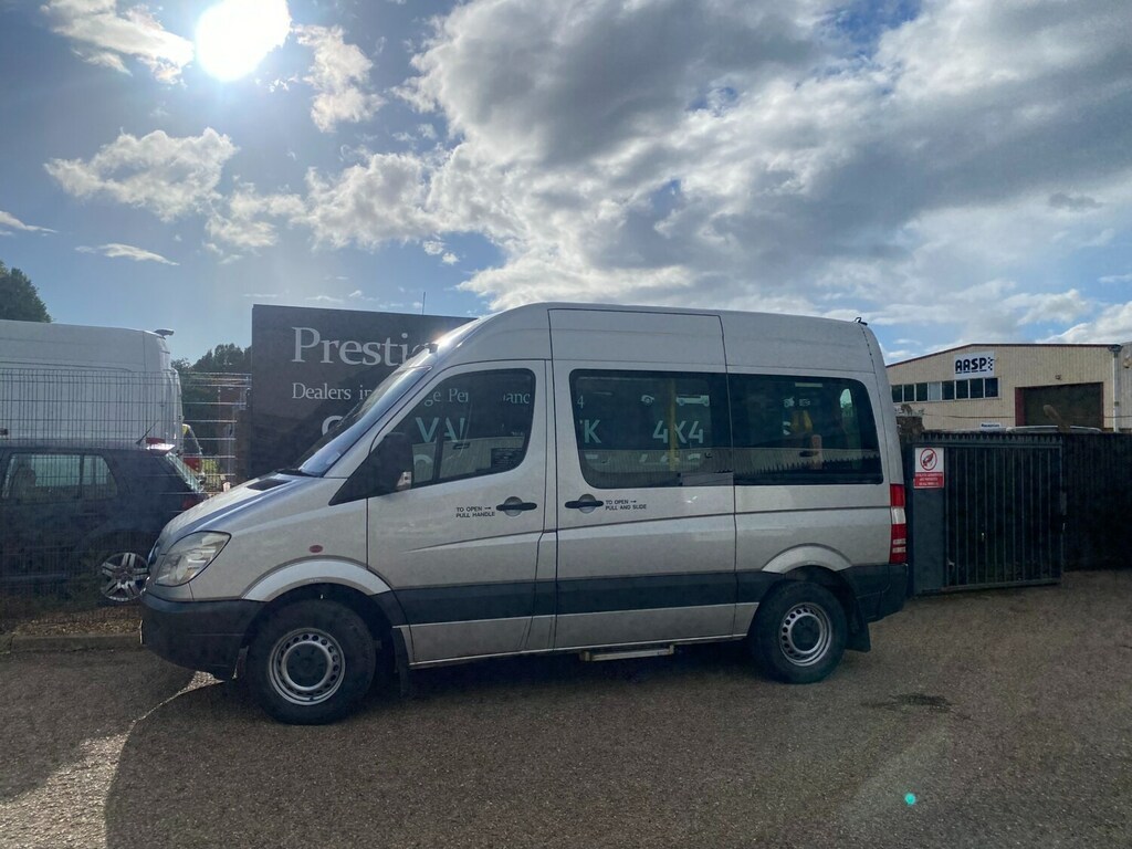 Mercedes-Benz Sprinter 313 Cdi 2.1 Swb Hi Roof Minibus Wheelcha Silver #5