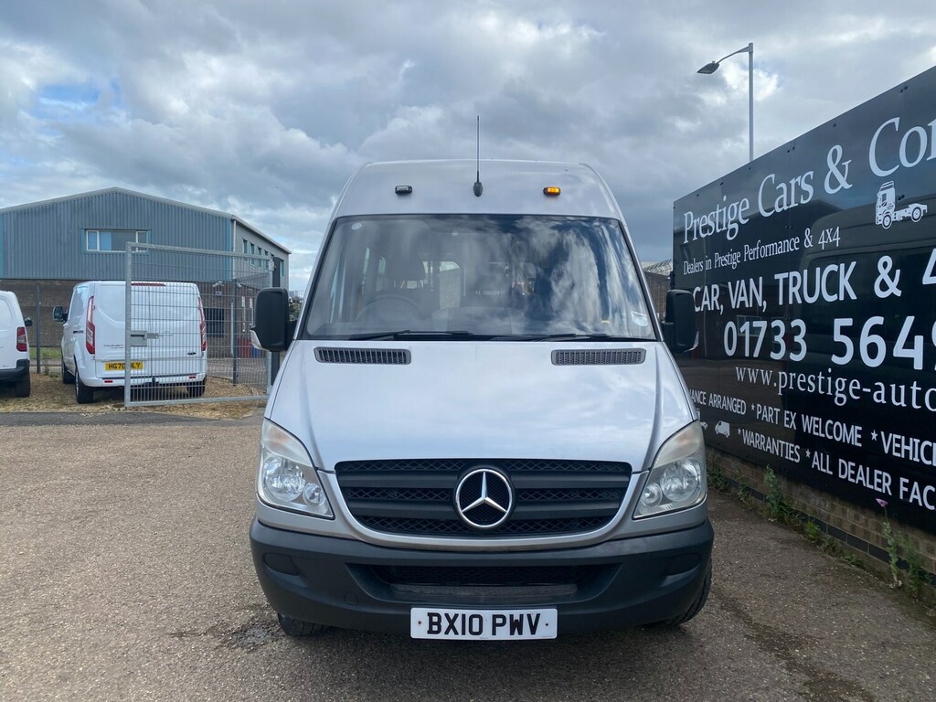 Mercedes-Benz Sprinter 313 Cdi 2.1 Swb Hi Roof Minibus Wheelcha Silver #2