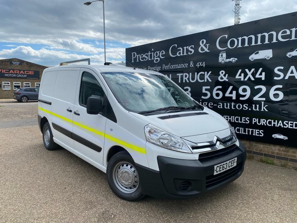 Citroen Dispatch 1000 1.6 Hdi 90 Enterprise Dog Cages Animal Transp White