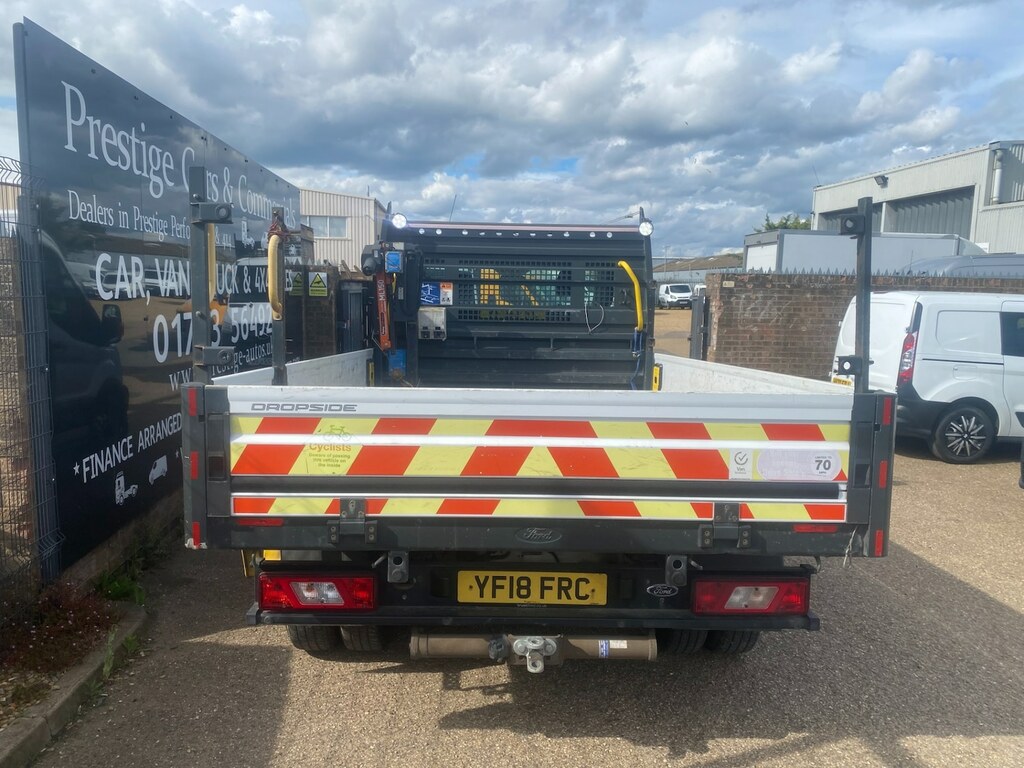 Ford Transit Custom 350 2.0 Tdci 130 L3 Lwb Dropside Pick Up 68K 1 Own White #4