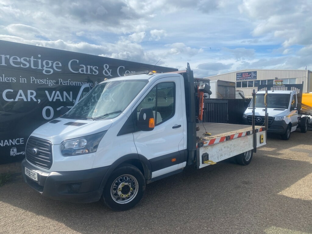 Ford Transit Custom 350 2.0 Tdci 130 L3 Lwb Dropside Pick Up 68K 1 Own White #5