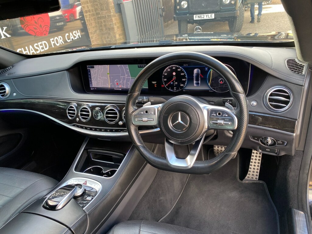 Mercedes-Benz S Class S350d L Amg Line 9G-tronic Fmbsh 8 Services Ch Black #6
