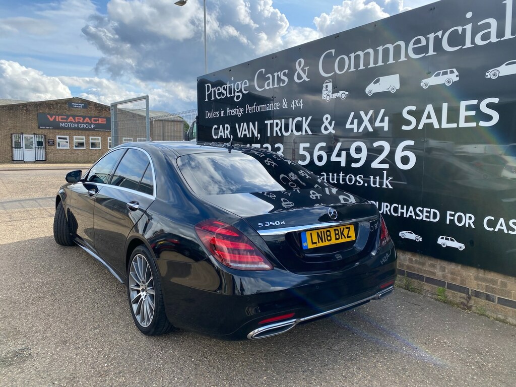 Mercedes-Benz S Class S350d L Amg Line 9G-tronic Fmbsh 8 Services Ch Black #4