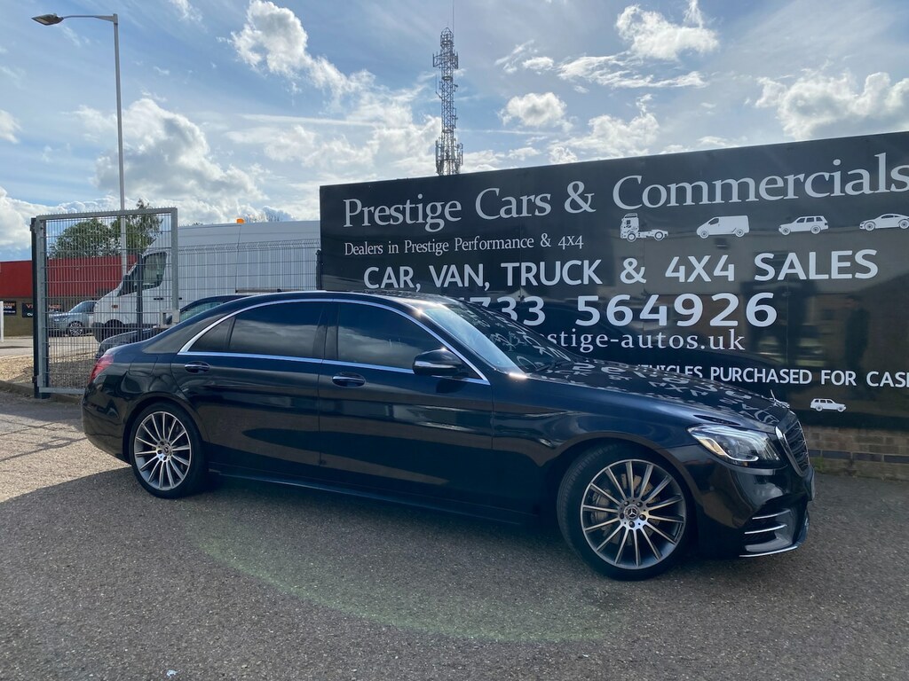 Mercedes-Benz S Class S350d L Amg Line 9G-tronic Fmbsh 8 Services Ch Black #3