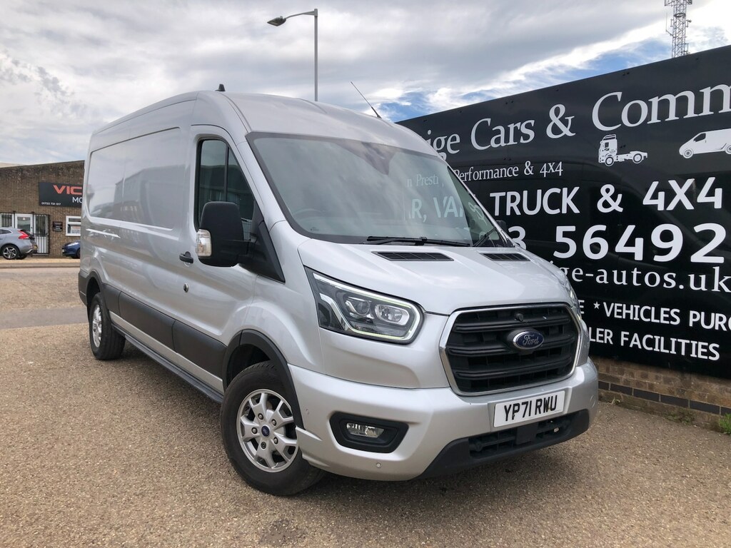 Ford Transit Custom 350 2.0 Ecoblue Hybrid 130Ps L3h2 Limited Lwb Pane Silver