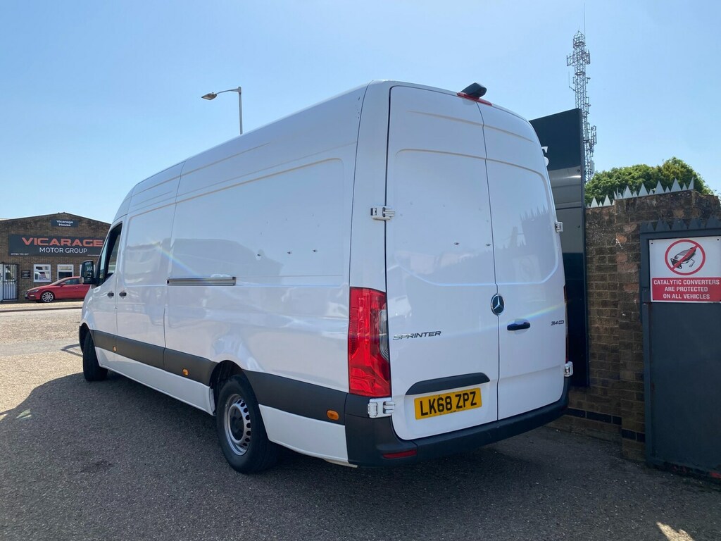 Mercedes-Benz Sprinter 314 Cdi 143 L2 Mwb Single Cab New Build Alloy Tipp White #64