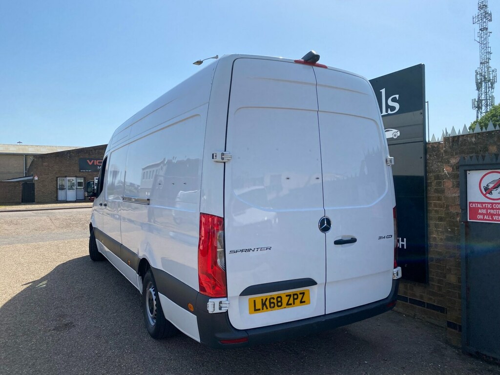 Mercedes-Benz Sprinter 314 Cdi 143 L2 Mwb Single Cab New Build Alloy Tipp White #63