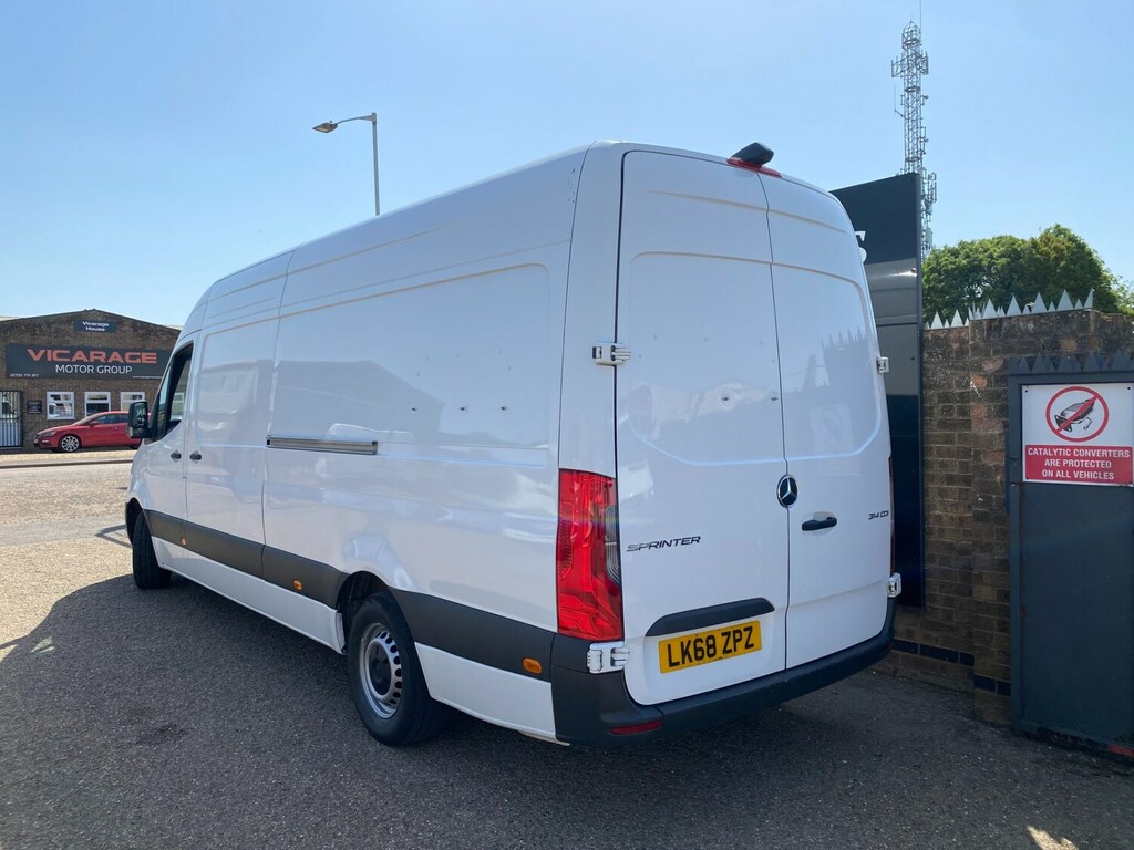 Mercedes-Benz Sprinter 314 Cdi 143 L2 Mwb Single Cab New Build Alloy Tipp White #65