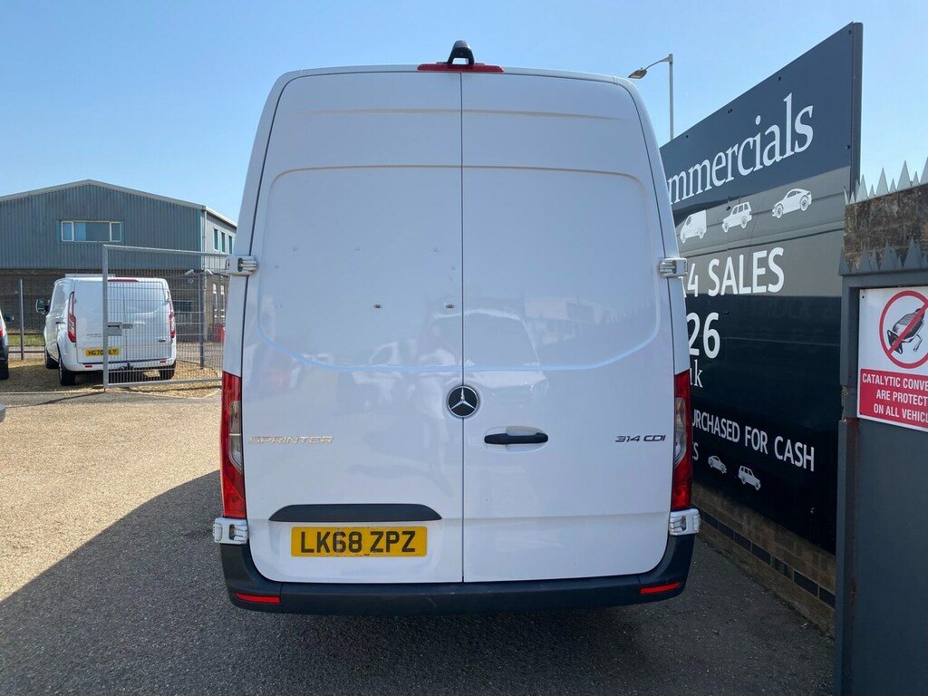 Mercedes-Benz Sprinter 314 Cdi 143 L2 Mwb Single Cab New Build Alloy Tipp White #62