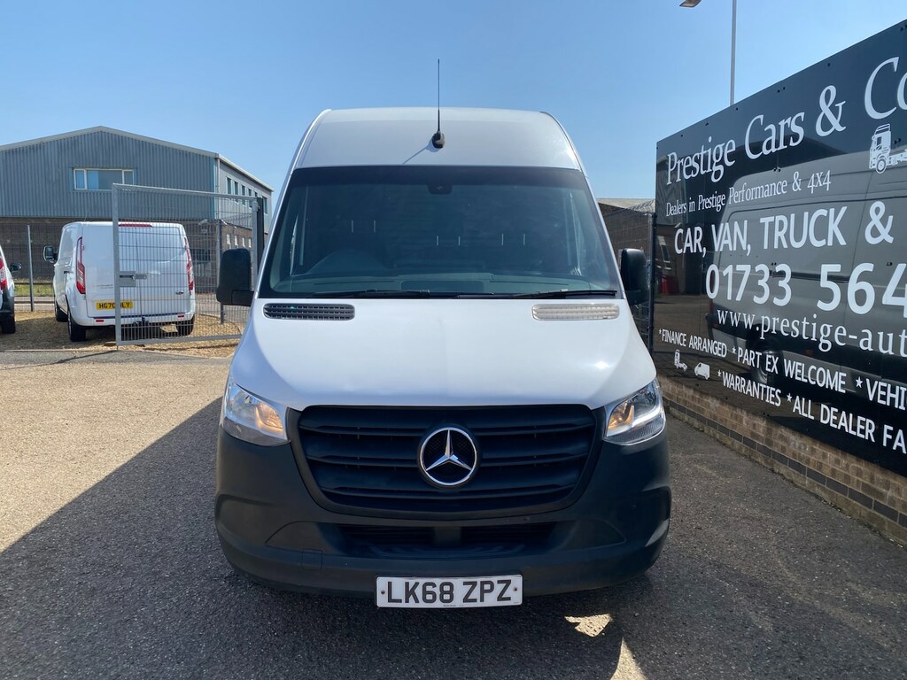 Mercedes-Benz Sprinter 314 Cdi 2.1 143 Lwb L3h2 Hi Roof Panel Van 175K Fm White #2