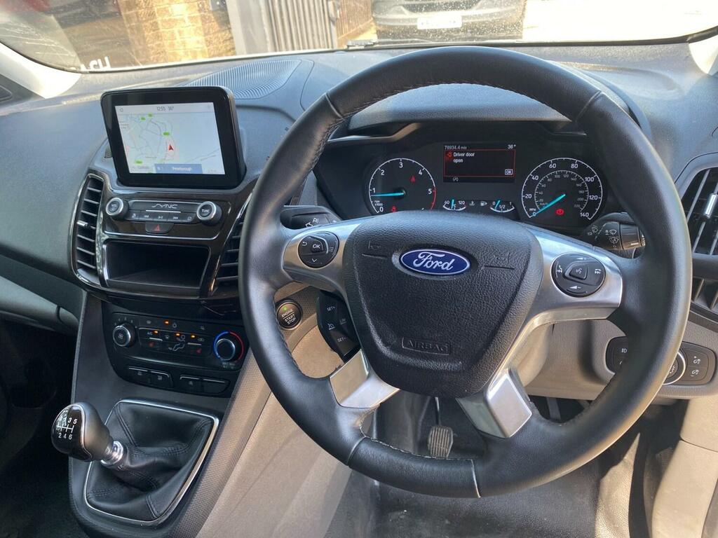 Ford Transit Connect 1.5 Ecoblue 100Ps Limited L1 78K Ffsh Top Spec Sat White #6