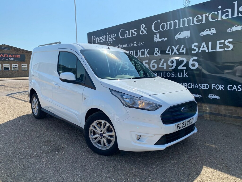 Ford Transit Connect 1.5 Ecoblue 100Ps Limited L1 95K Ffsh Top Spec Sat White