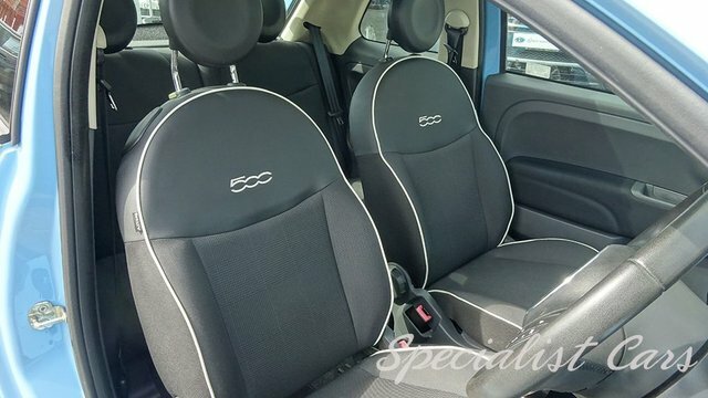 Fiat 500 Lounge Hatchback Blue #3