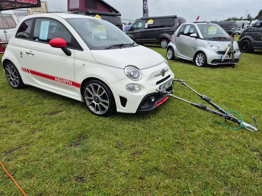 Abarth 595 Turismo, Motorhome Tow Car Electronic Braked A-fr White