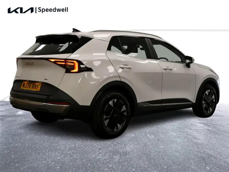 Kia Sportage 1.6 H T-gdi Pure Euro 6 Ss WJ75XHY White #4