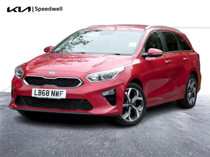 Kia Ceed 1.6 Crdi 3 Sportswagon Euro 6 Ss LB68NWF Red #3