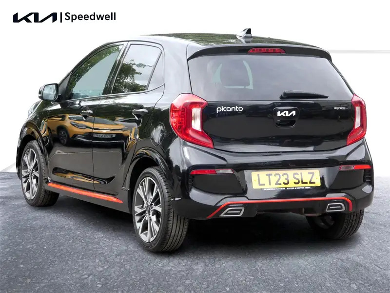 Kia Picanto 1.0 Dpi Gt-line Amt Euro 6 Ss LT23SLZ Black #6