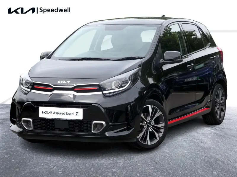 Kia Picanto 1.0 Dpi Gt-line Amt Euro 6 Ss LT23SLZ Black #3
