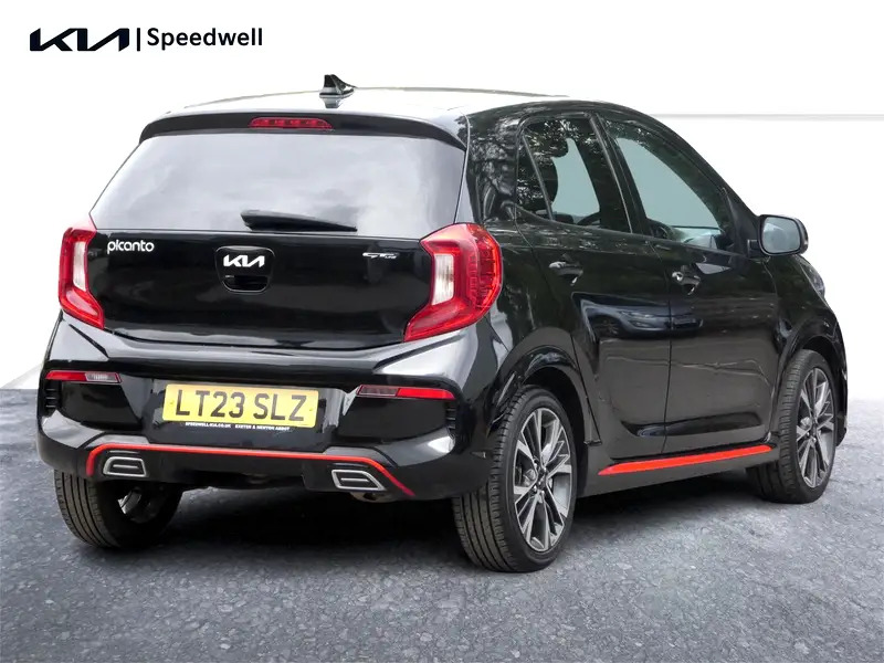 Kia Picanto 1.0 Dpi Gt-line Amt Euro 6 Ss LT23SLZ Black #4