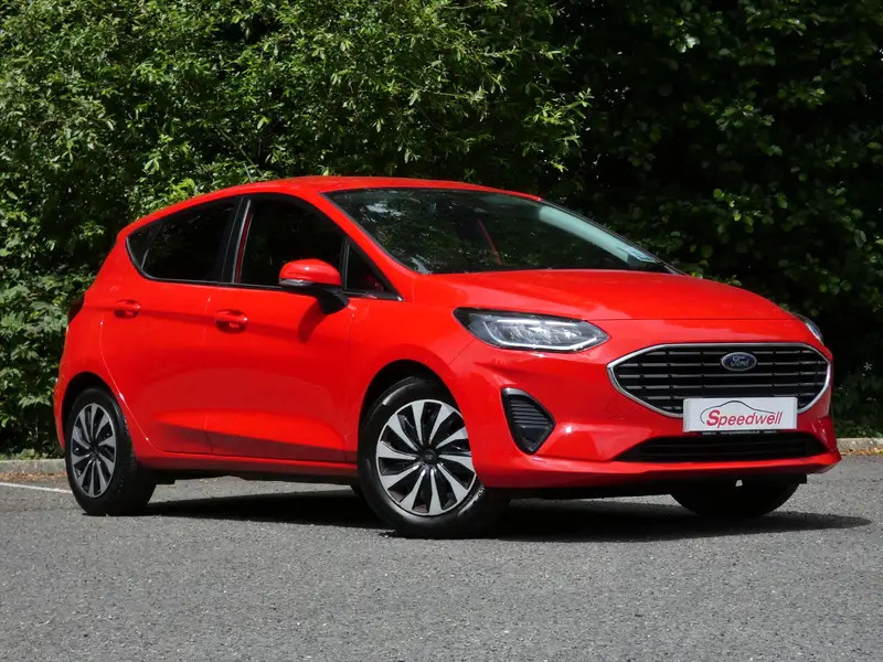 Ford Fiesta 1.0T Ecoboost Titanium Euro 6 Ss WF22MUB Red #6
