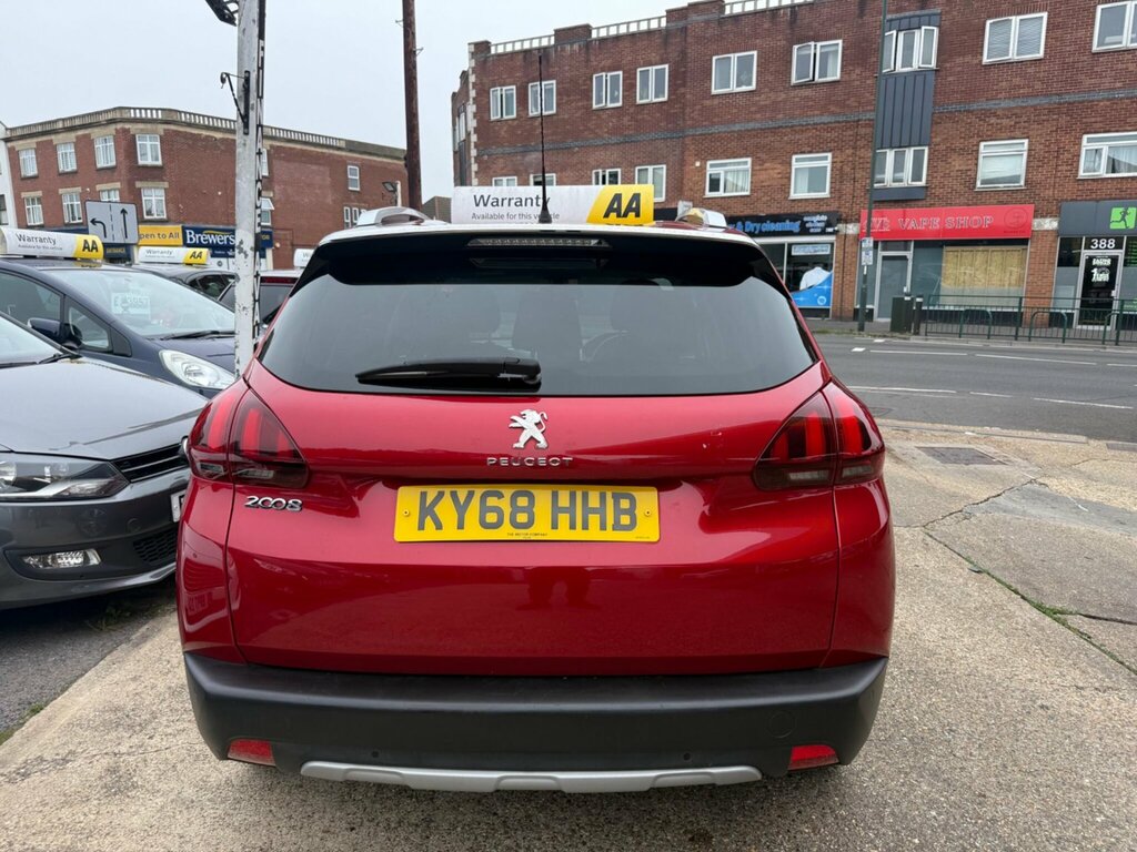 Peugeot 2008 1.5 Bluehdi Allure Euro 6 Ss KY68HHB Red #4
