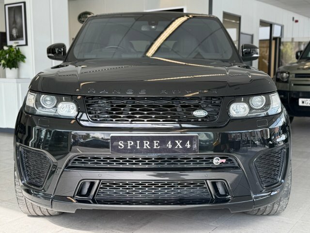Land Rover Range Rover Sport V8 Svr Suv Black #5