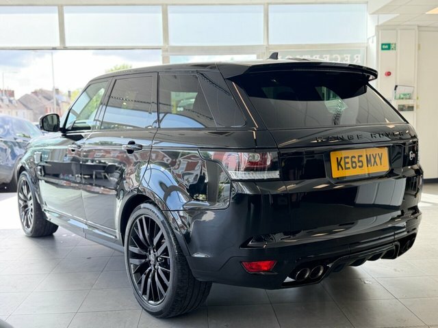 Land Rover Range Rover Sport V8 Svr Suv Black #3