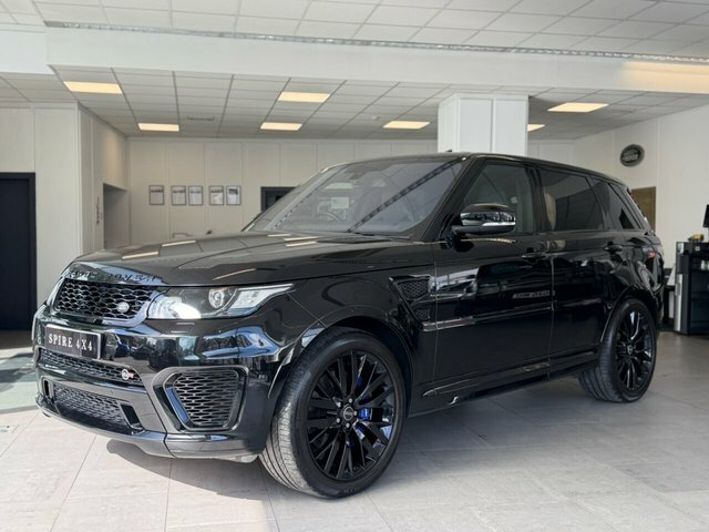 Land Rover Range Rover Sport V8 Svr Suv Black #4