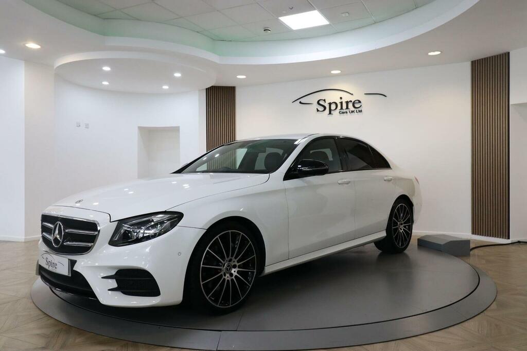 Mercedes-Benz E Class Saloon 2.0 E220d Amg Line Night Edition Premium White