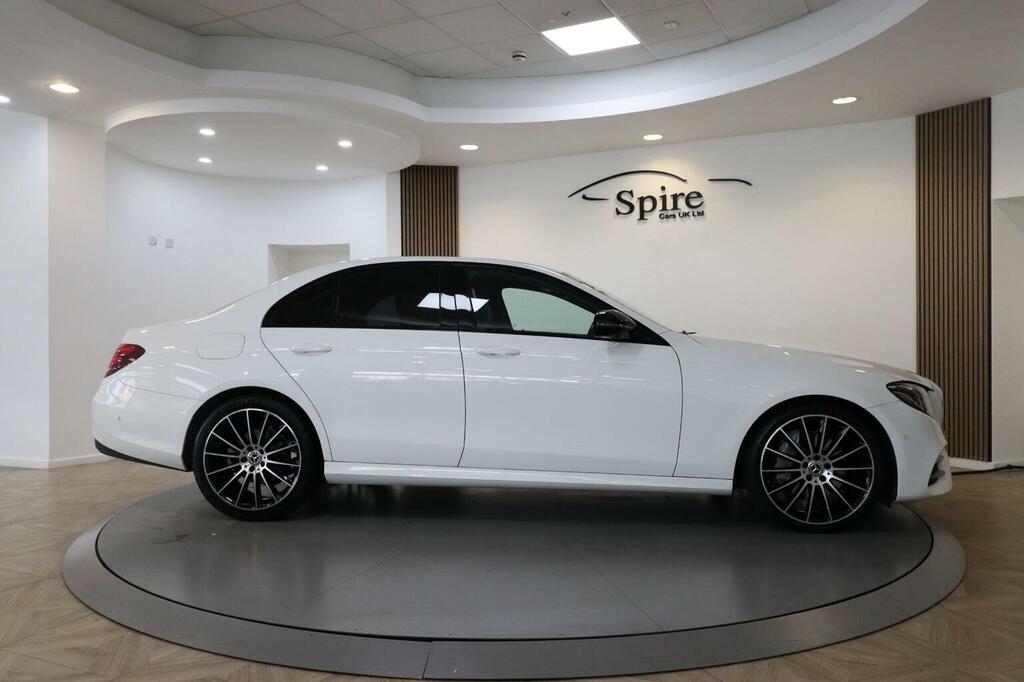 Mercedes-Benz E Class Saloon 2.0 E220d Amg Line Night Edition Premium BT69EKK White #4