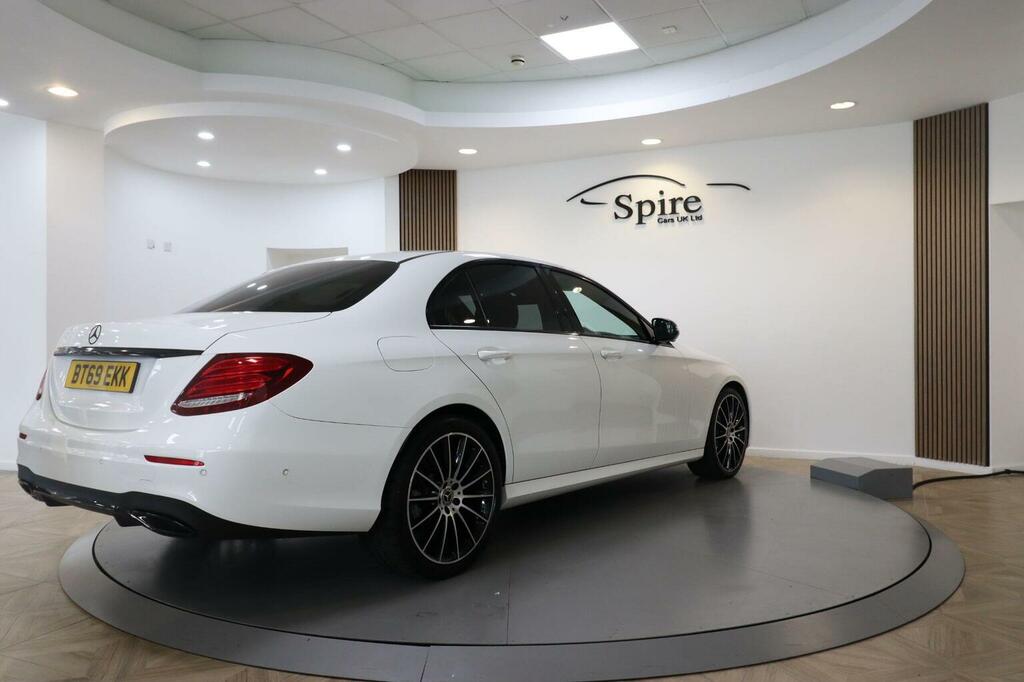 Mercedes-Benz E Class Saloon 2.0 E220d Amg Line Night Edition Premium BT69EKK White #5
