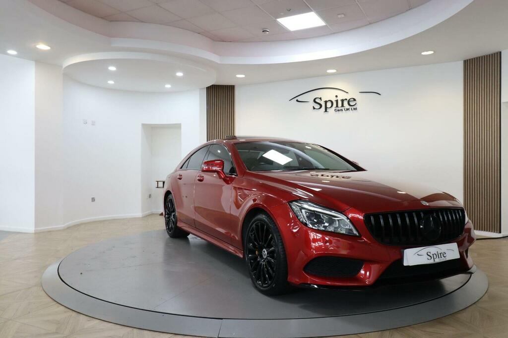 Mercedes-Benz CLS 3.0 Cls350d V6 Amg Line Premium Coupe G-tronic Red #3