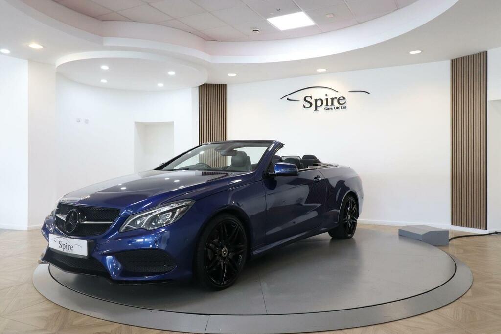 Mercedes-Benz E Class 2.1 E220d Amg Line Edition Cabriolet G-tronic Eur Blue