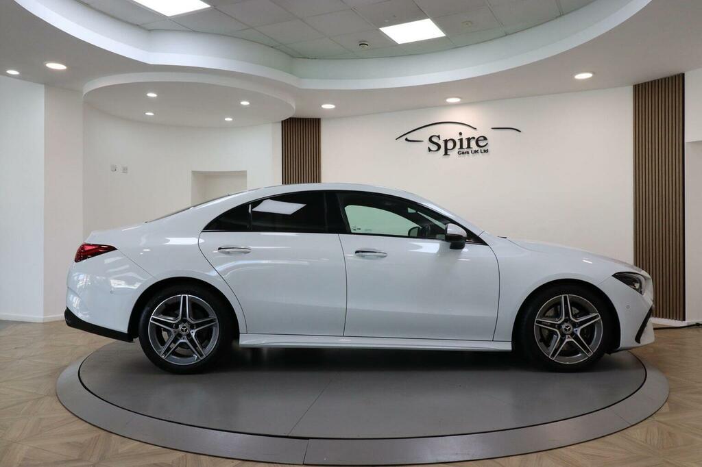 Mercedes-Benz CLA Class Saloon 1.3 Cla200h Mhev Amg Line Executive Coupe PF73UJJ White #4