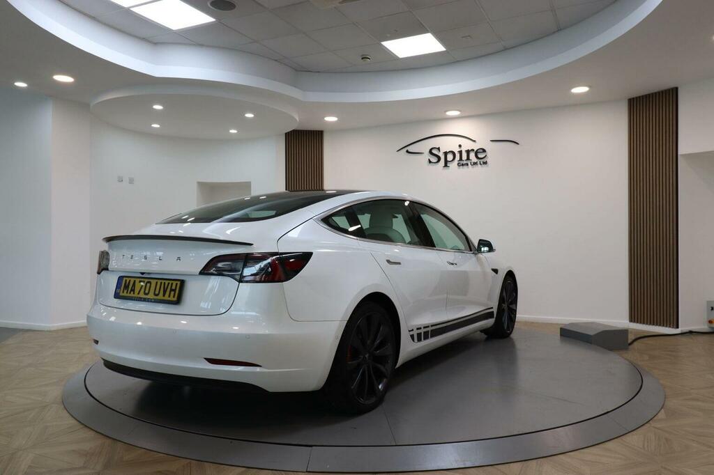 Tesla Model 3 Saloon Dual Motor Performance 4Wde Per White #5